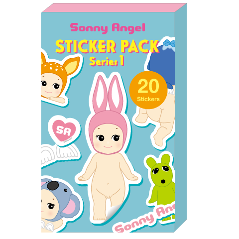 Sonny Angel Sticker Pack - Series 1 - Studio Shelf Display