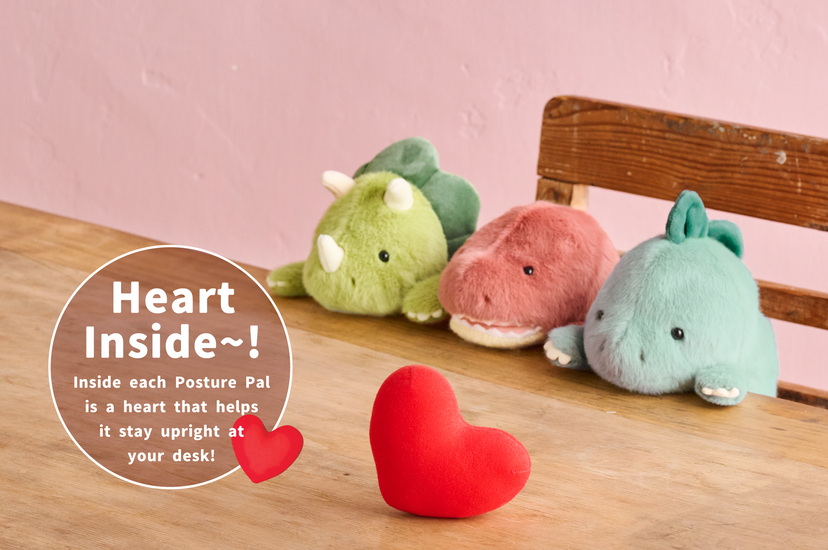 Posture Pal - Dinosaur - Bright Shelf Buddy