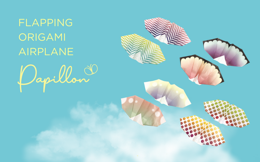 Papillon Origami Airplanes - Happy Travel Buddy