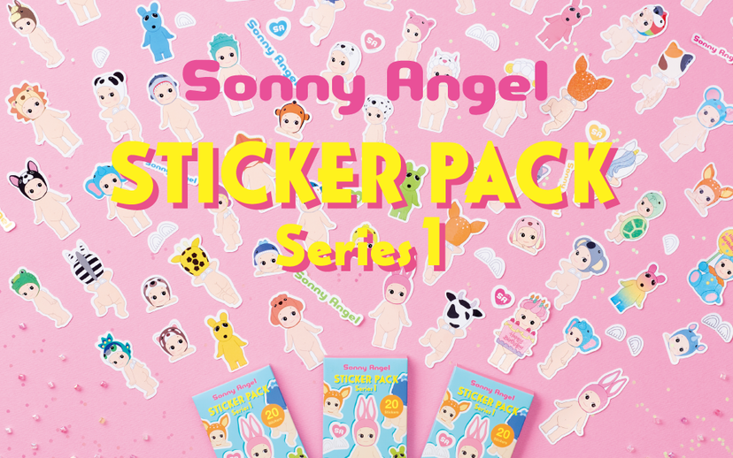 Sonny Angel Sticker Pack - Series 1 - Studio Shelf Display